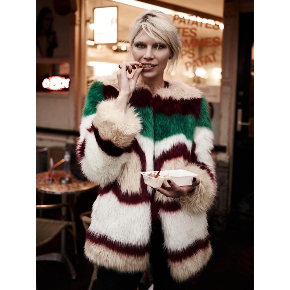 Faux Fur Maison Scotch Coat.